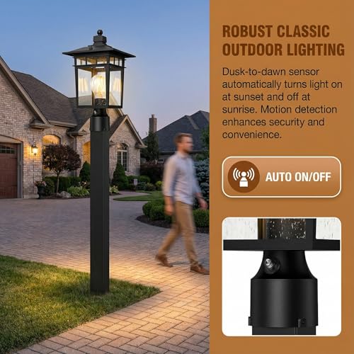 Dusk to Dawn Outdoor Post Lights