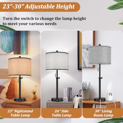 Table Lamps for Bedroom Set of 2 (2 Count)