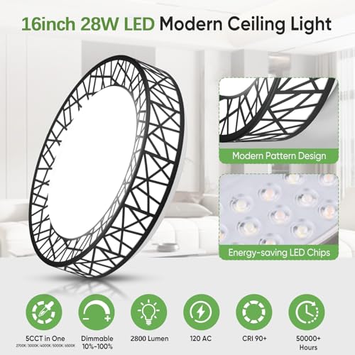 16 Inch Bird's Nest Flush Mount Ceiling Light