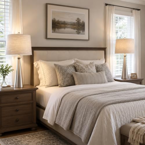 25.75" Table Lamps Set of 2 for Living Room Bedroom (2 Count)