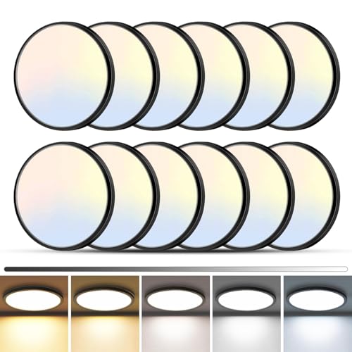 12Pack LED Flush Mount Ceiling Light (12 Count)