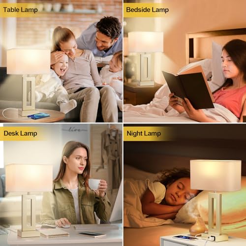 Gold Table Lamps Set of 2 (2 Count)