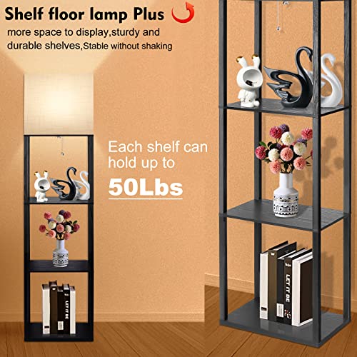Plus Floor Lamp with Shelves