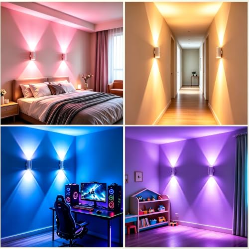 4 Pack RGB Dynamic Gradient Step Lights