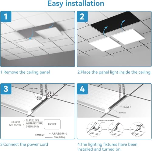 2x2 LED Flat Panel Light 8 (2x2 8Pack)