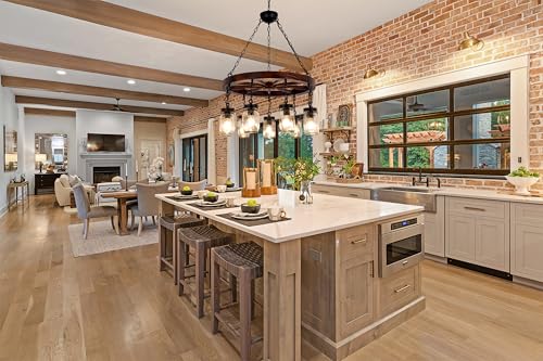 Farmhouse Chandelier for Dining Room 30" (9 Count)