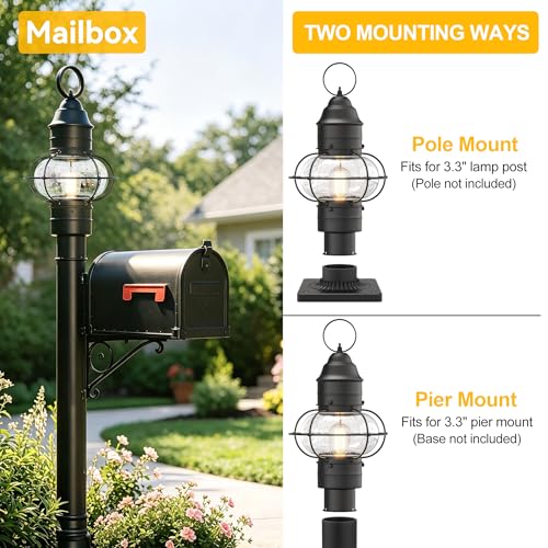 Outdoor Post Light Hard Wired