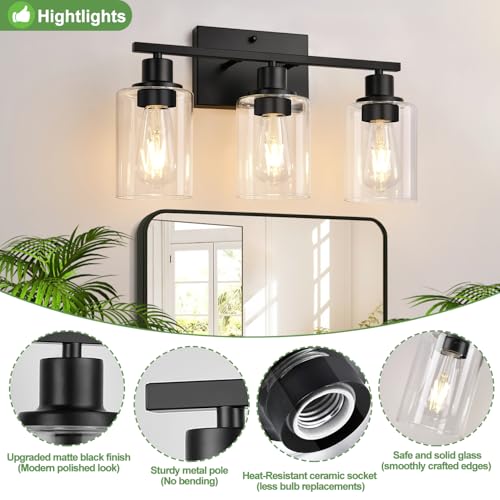 3 Light Bathroom Light Fixtures