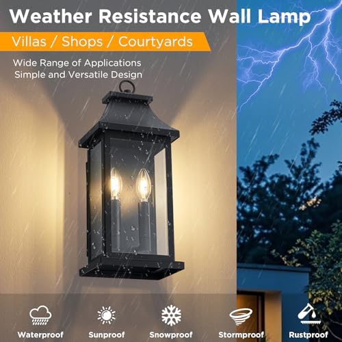 1 Pack Outdoor Wall Lights
