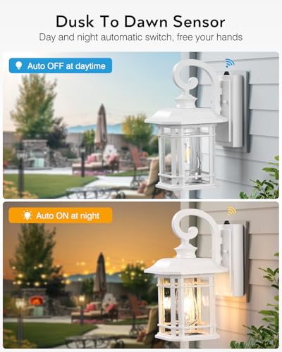 White Outdoor Wall Lights