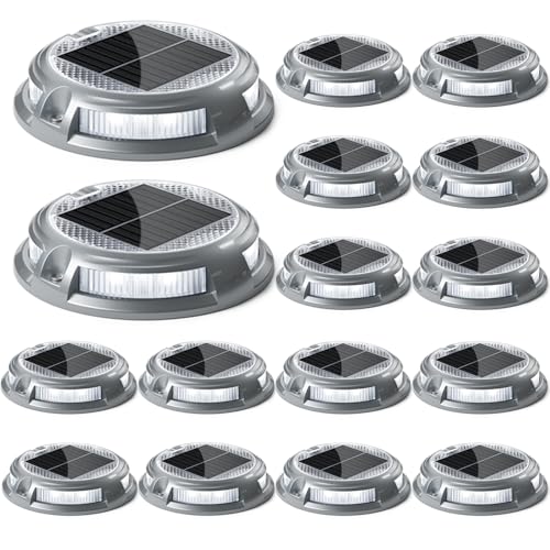 Solar Driveway Lights Outdoor (16 Count)