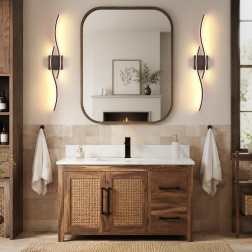 Battery Powered Wall Sconces Set of 2