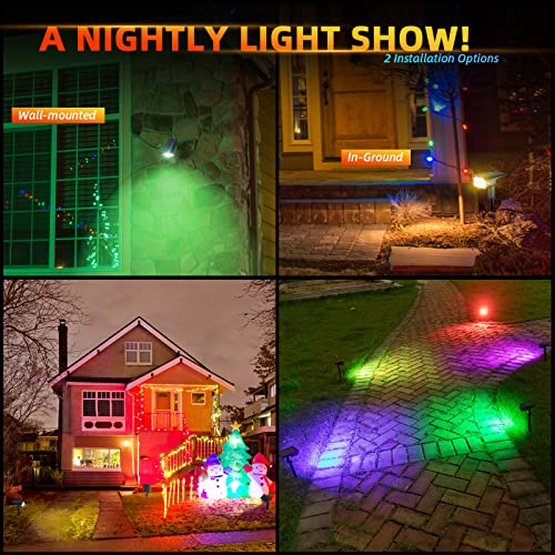 Solar Halloween Lights Outdoor Halloween Decorations Outdoor 2 Pack (2 Count)