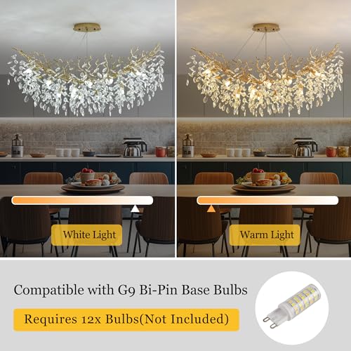 Rectangle Crystal Tree Branch Chandelier