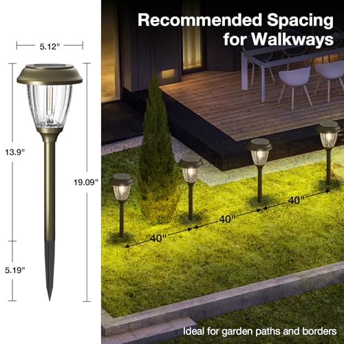 Solar Lights Outdoor 6 PCS (6 Count)