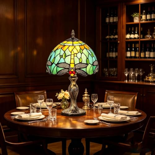 8'' Stained Glass Table Lamp