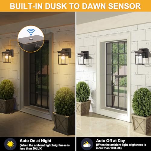 2 Pack Outdoor Porch Lights (2 Count)