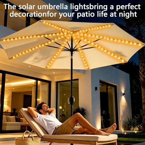 Solar Umbrella Lights Outdoor