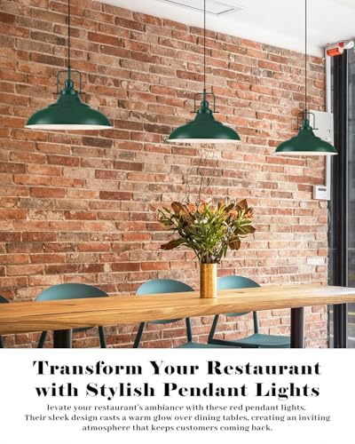 Green Pendant Light 2 Pack (2 Count)