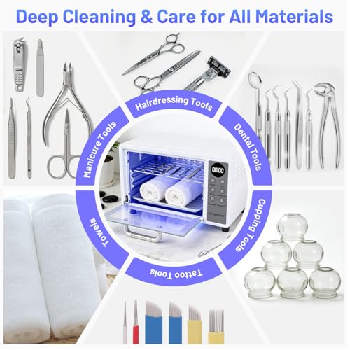 10L Nail Dryer and Cleaning Cabinet
