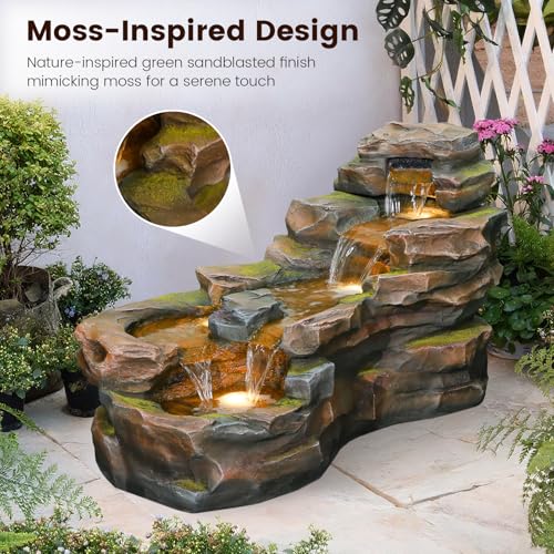 Water Fountain Outdoor Floor Standing 5