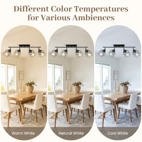 4 Lights Kitchen Lighting Fixtures Ceiling Mount (4-Light)