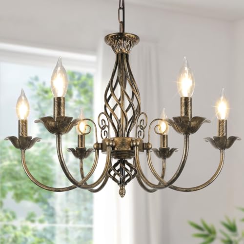 Farmhouse Candle Chandelier