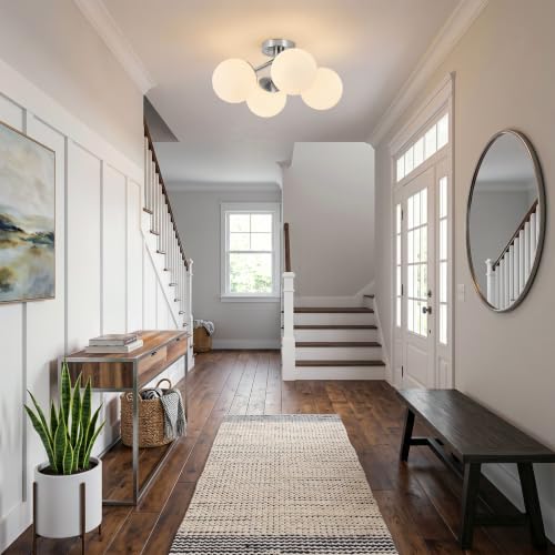 4 Light Mid Century Modern Ceiling Light
