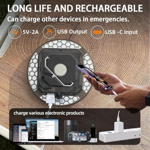 Rechargeable Camping Hanging Tent Light