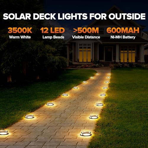 12 Pack Solar Driveway Lights (12 Count)