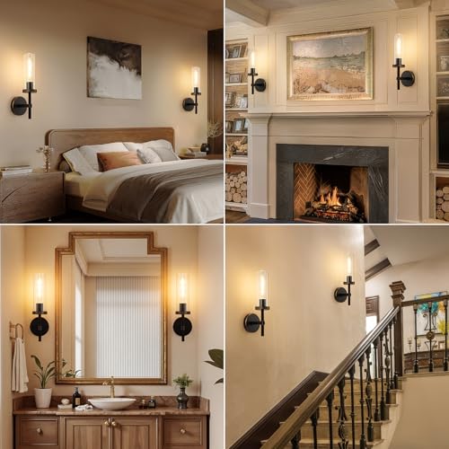 15" Knurled‑Craft Hardwired Brass Wall Sconce (2 Count)