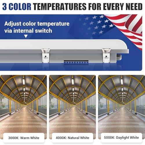 8FT LED Vapor Tight Light 120W (4 Count)