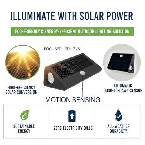 6 Pack Motion Sensor Solar Step Lights (6 Count)
