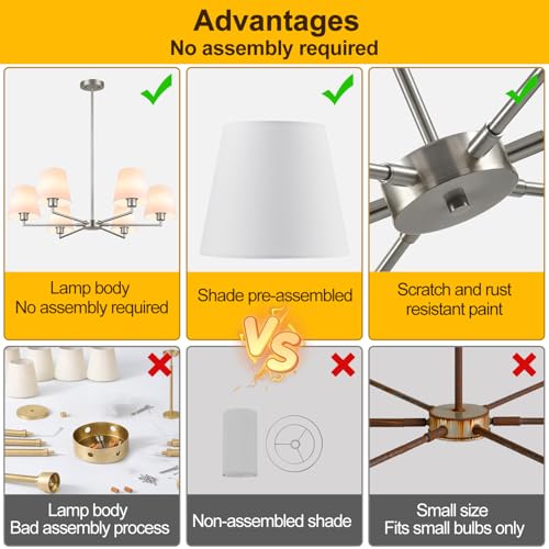 Brushed Nickel Chandeliers for Dining Room