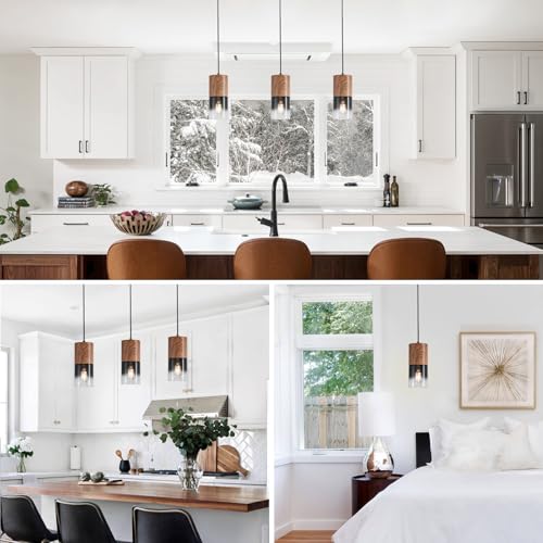 2 Pack Modern Pendant Lights for Kitchen Island