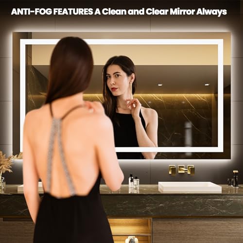 68"X36" LED Bathroom Mirror with Lights