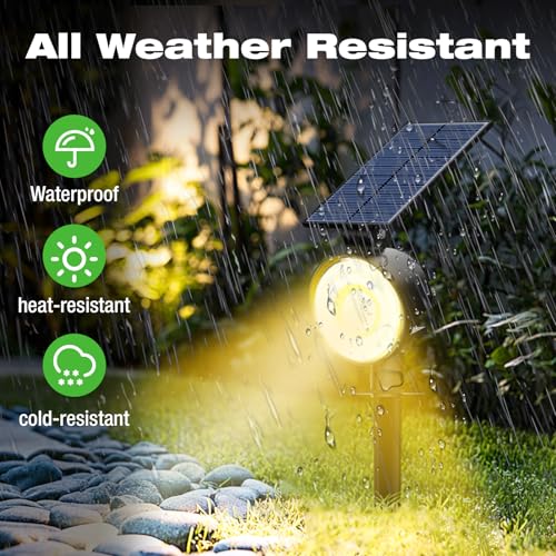 Solar Spot Lights Outdoor Waterproof (10 Count)