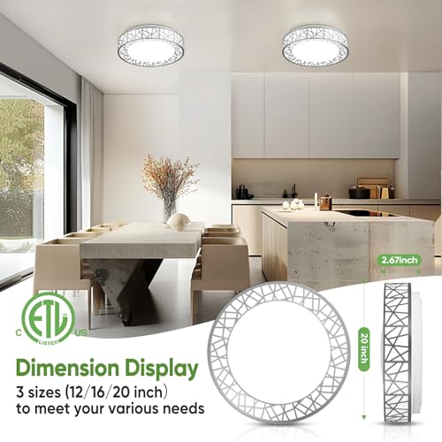 20 Inch Bird's Nest Flush Mount Ceiling Light