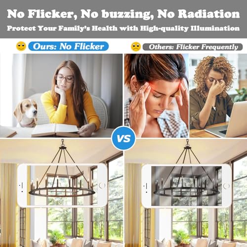 E12 LED Light Bulbs 40 Watt Equivalent (6 Count)