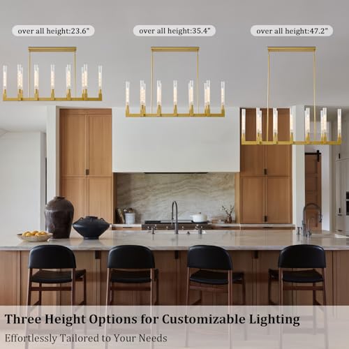 Gold Farmhouse Dining Room Chandelier