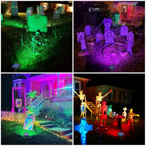 Solar Spot Lights Outdoor (4 Count)