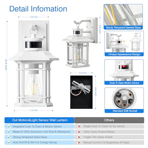 Motion Sensor Exterior Lights for House