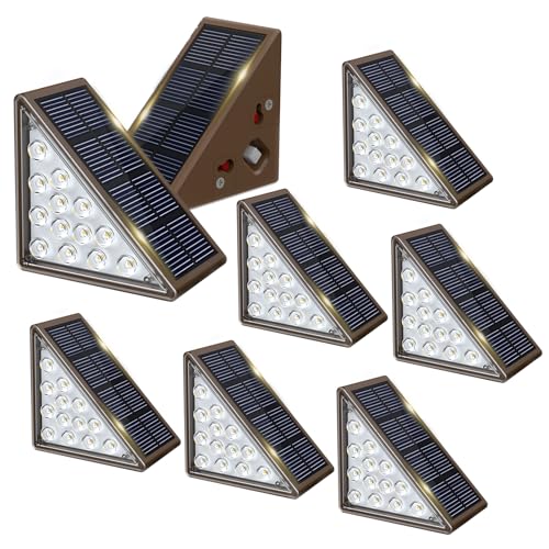 Solar Step Lights for Outside (8 Count)