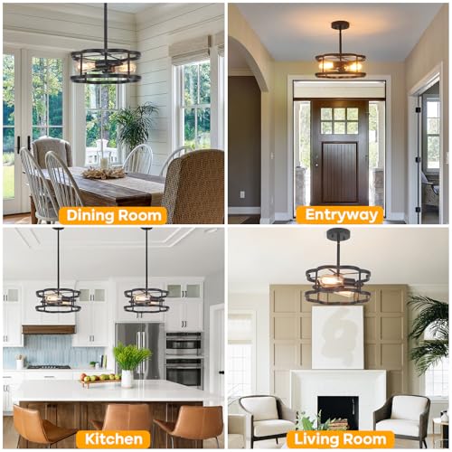 Semi Flush Mount Ceiling Light