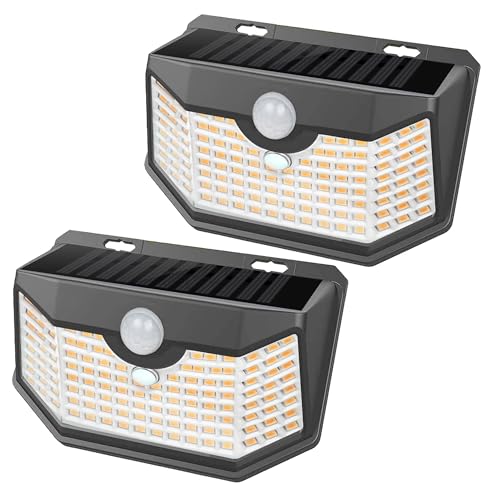 120 LED Solar Lights Outdoor Motion Sensor (2 Count)