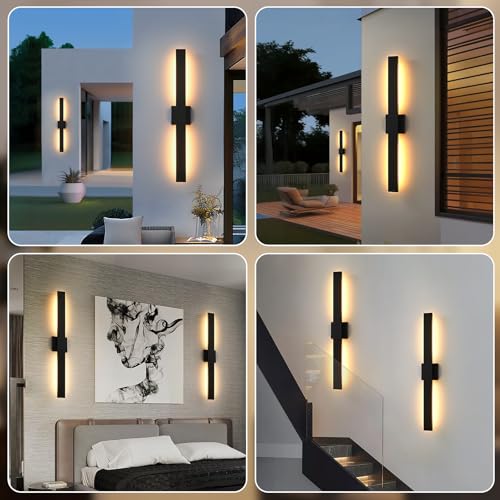 34 Inch Outdoor Wall Lights (2 Count)
