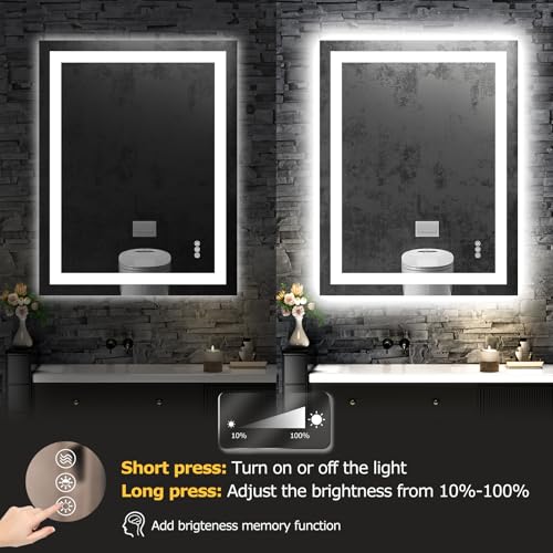 28"X36" LED Bathroom Mirror with Lights