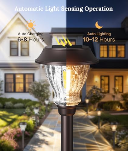 Solar Garden Lights Outdoor 6 Pack