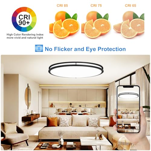 DLLT Flush Mount LED Ceiling Light