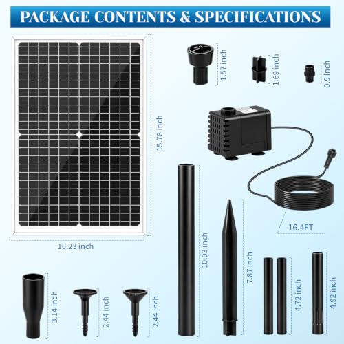 25W Solar Fountain Pump